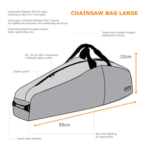 Chainsaw Bag - Orange Blast