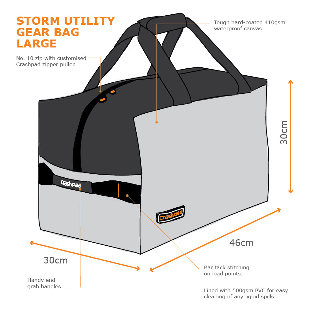 Utility Gear Bag - Storm - CRASHPAD
